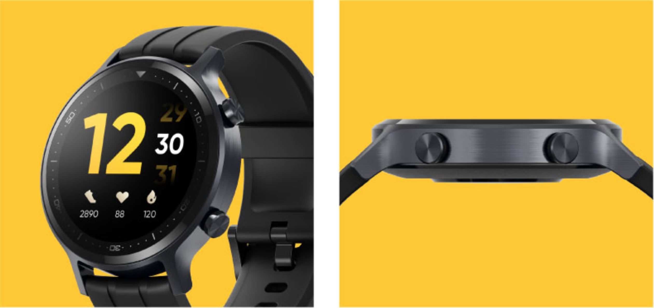 realme Watch SはGorilla glassと合金アルミボディーで高い耐久性